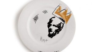 Dessert plate Alex crown