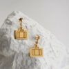 Gold plated valitsaki earrings