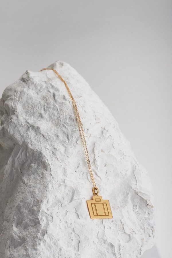 Gold plated valitsaki necklace
