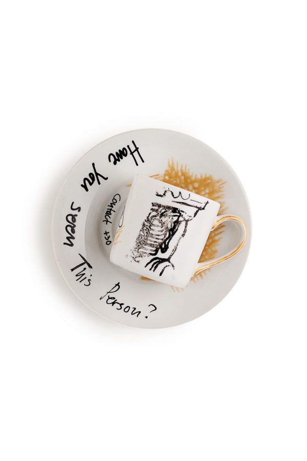 Espresso porcelain missing cup