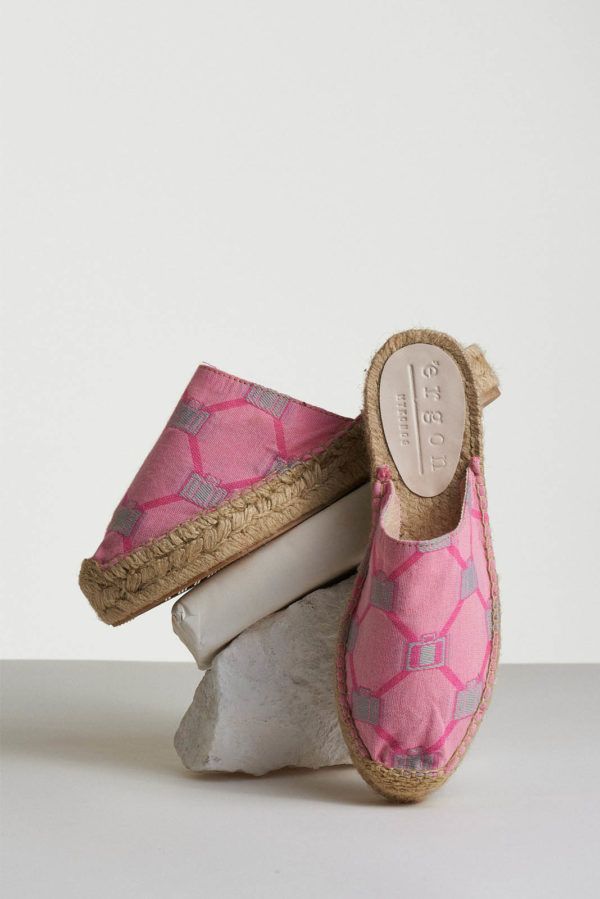 Espadrilles with wooven fabric