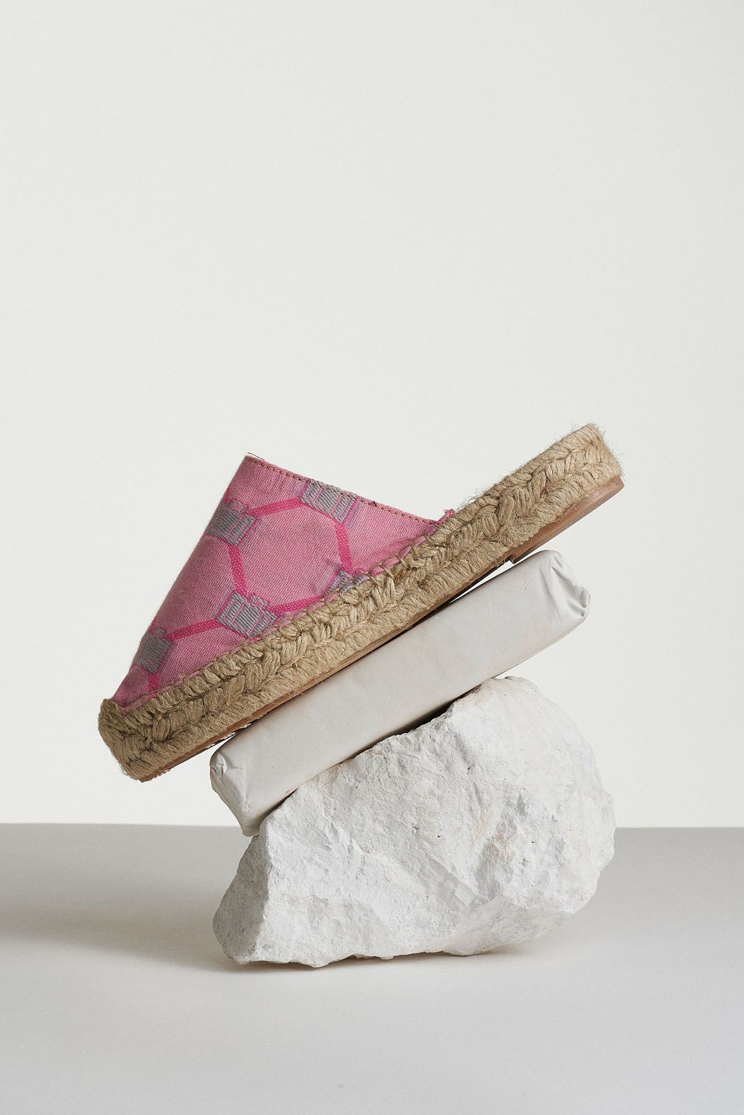 Espadrilles with wooven fabric