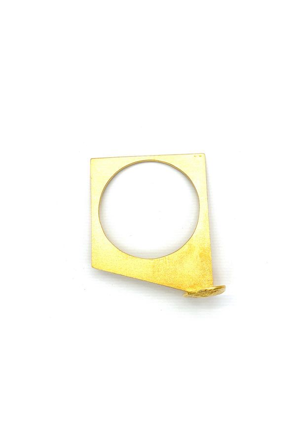 Gold plated square alex bracelet
